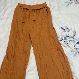 Pink Lily wide leg slit pants size xl